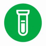 Green Test Tube Science Badge