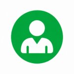 Minimal Green User Profile Icon